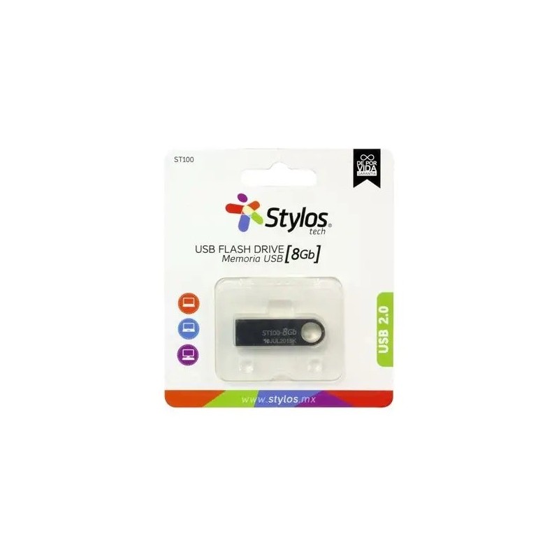Memoria USB 2.0 Stylos ST100 8 GB