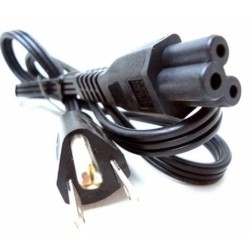 Cable de Alimentación Eléctrica AC Tipo Trebol