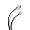 Cable Micro HDMI a HDMI Ultra Delgado Steren Elite Line (1.8 m)
