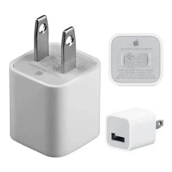 Adaptador de Corriente USB de 5W Apple Original (Cargador de Pared USB-A)