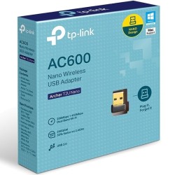 Adaptador Wi-Fi USB AC600 Nano Dual Band TP-Link Archer T2U Nano