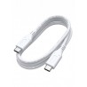 Cable USB-C a USB-C 3.1 SuperSpeed (0.5 m / Blanco)