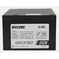 Fuente de Poder ATX Naceb Technology 500W (500W Peak / Genérica)