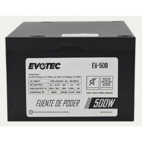 Fuente de Poder ATX Naceb Technology 500W (500W Peak / Genérica)