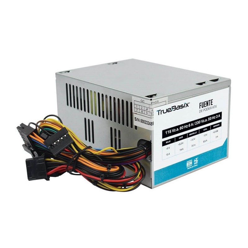 Fuente de Poder ATX True Basix 500W (24 Pines / 2 SATA)
