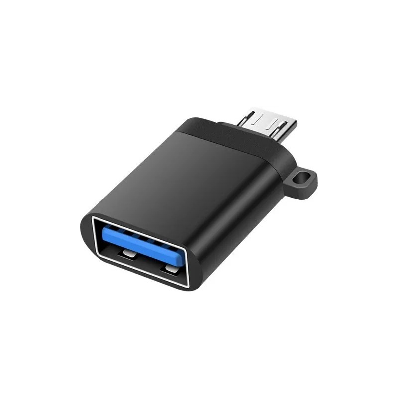 OTG Micro USB Macho a USB 3.0 Hembra (Negro / Mini)
