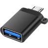 OTG Micro USB Macho a USB 3.0 Hembra (Negro / Mini)