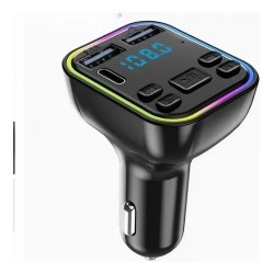 FM para Auto Bluetooth USB Tipo C Encendedor