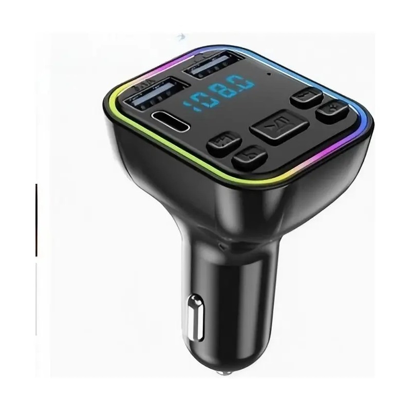 FM para Auto Bluetooth USB Tipo C Encendedor